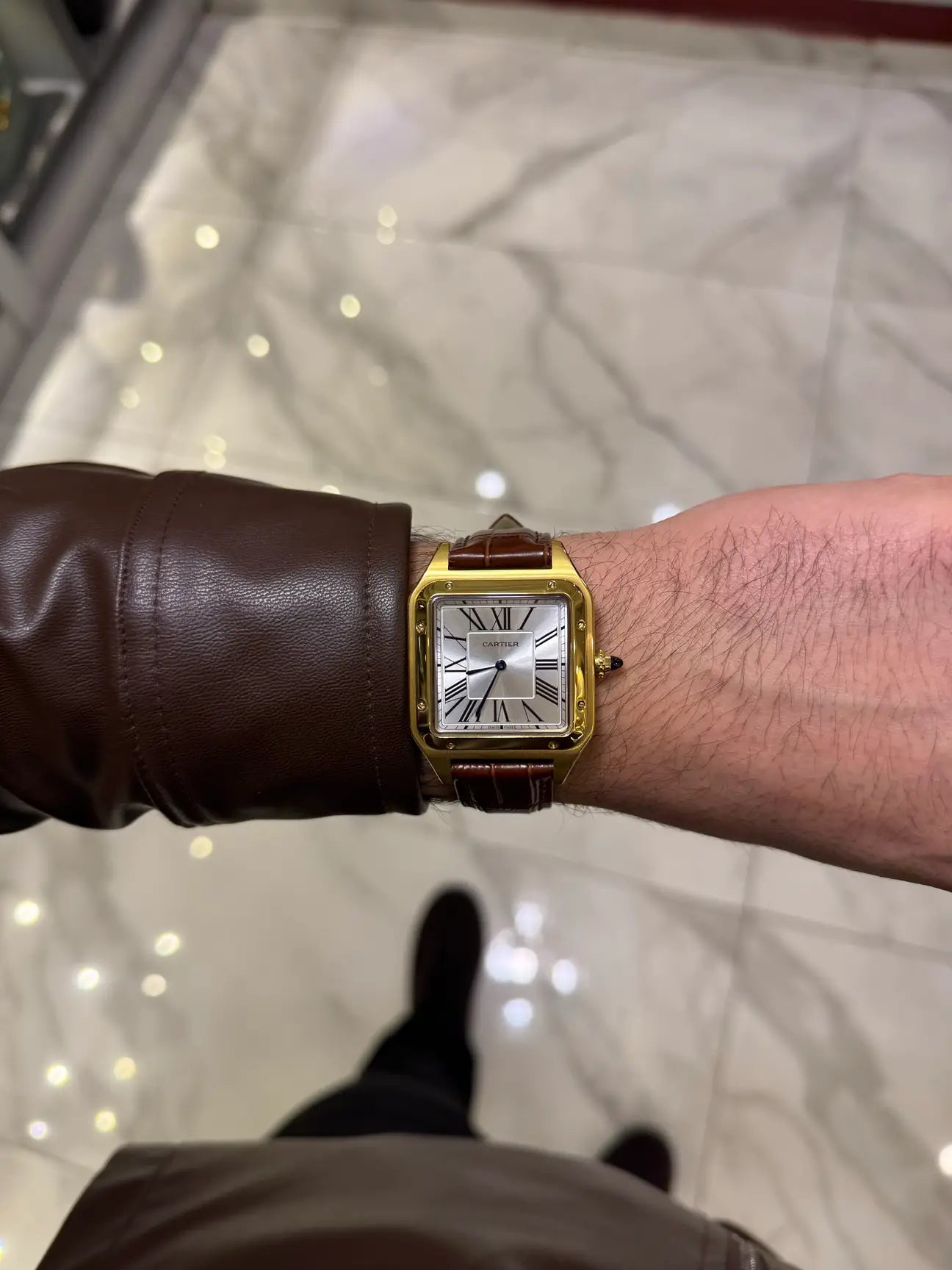 Cartier Santos Dumont White Dial