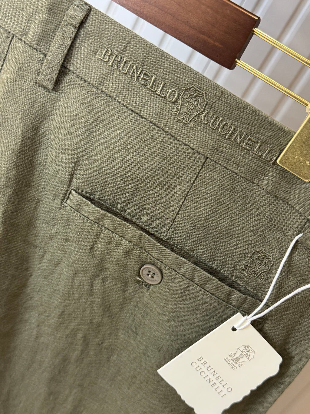 Brunello Cucinelli İthal Keten Pantolon