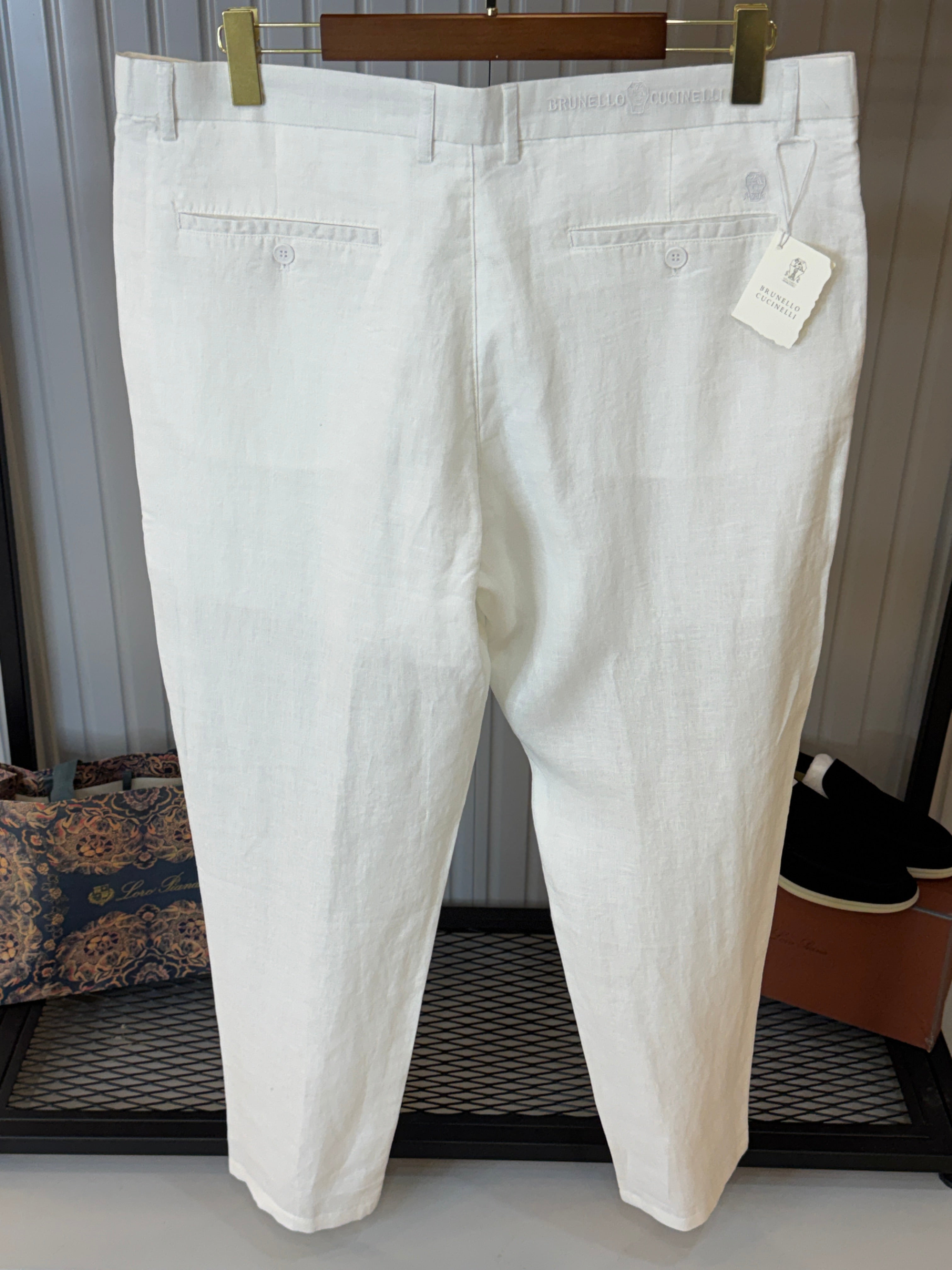 Brunello Cucinelli İthal Keten Pantolon