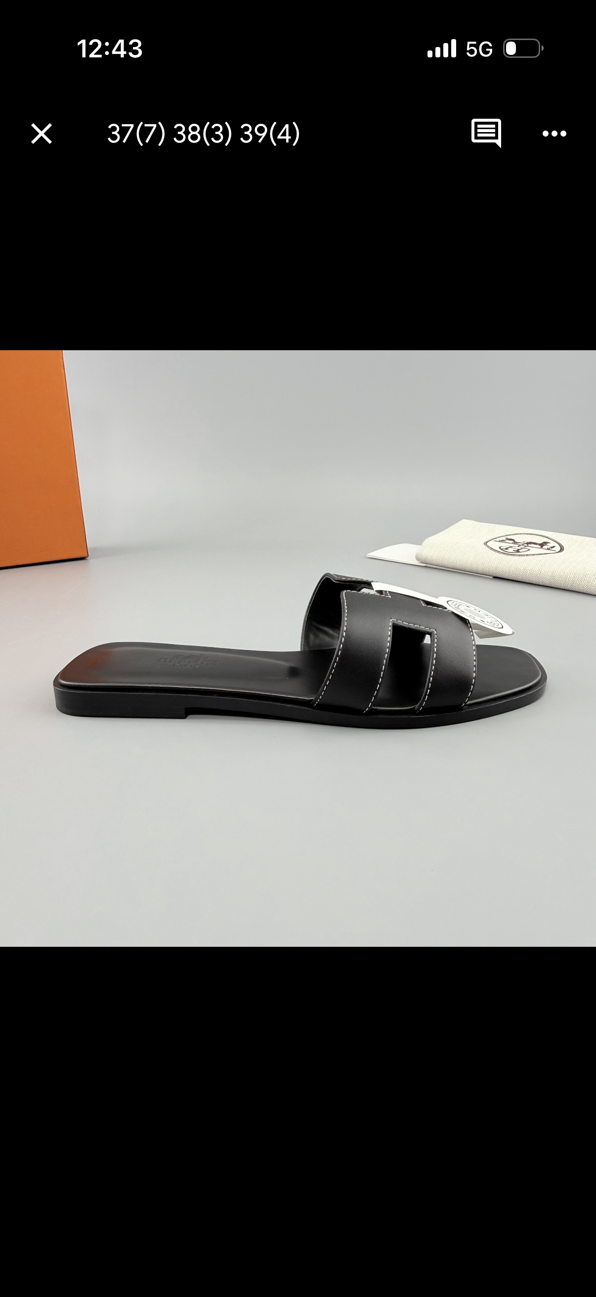 Hermes Oran Sandal