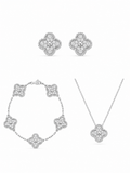 Van Cleef Alhambra Taşlı Yonca Set
