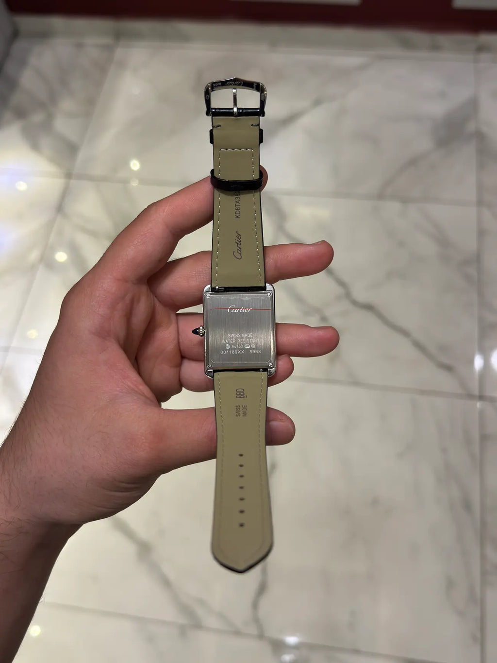 Cartier Tank Must Crocodile Cordon
