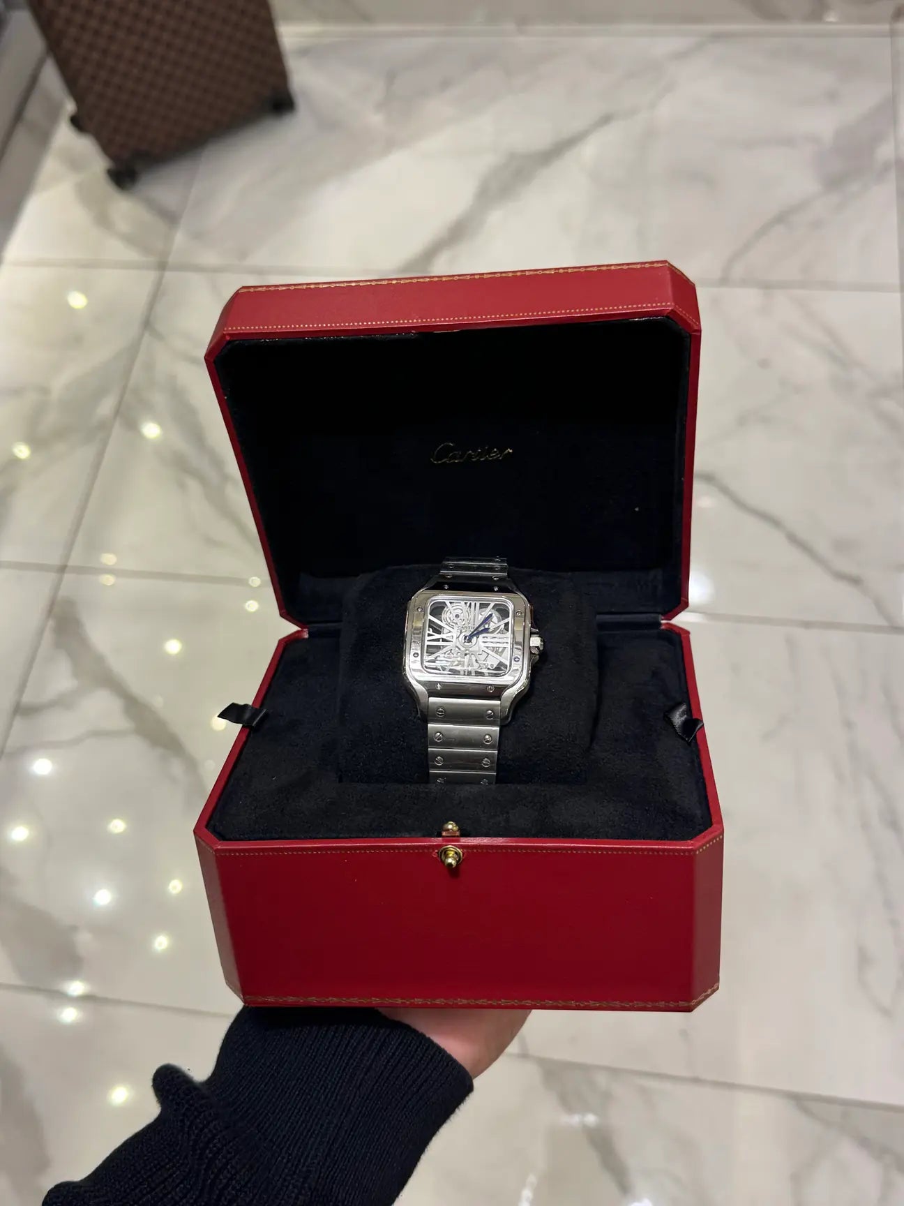 Cartier Santos Skeleton Large