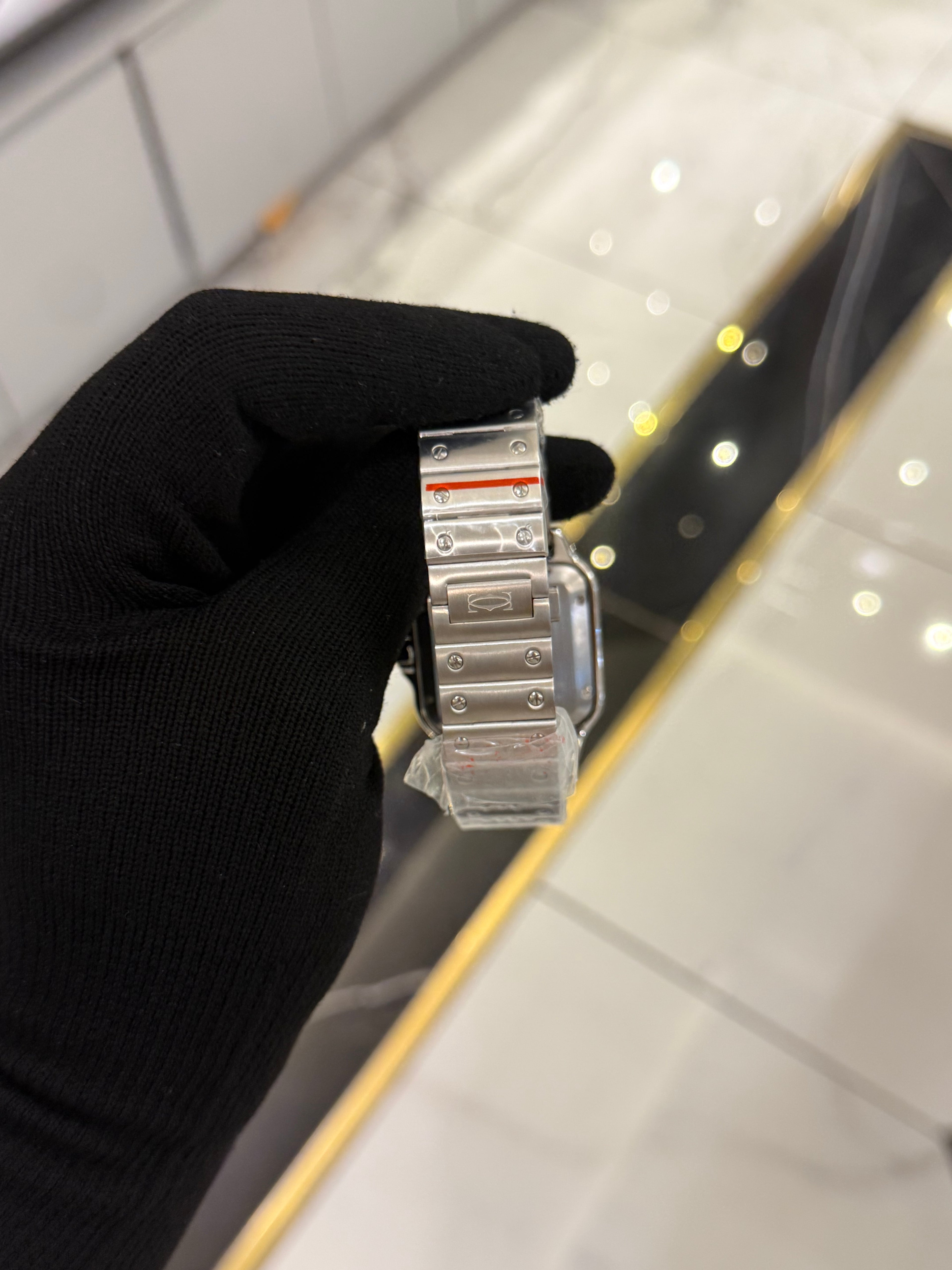 Cartier Santos Green Dial Large