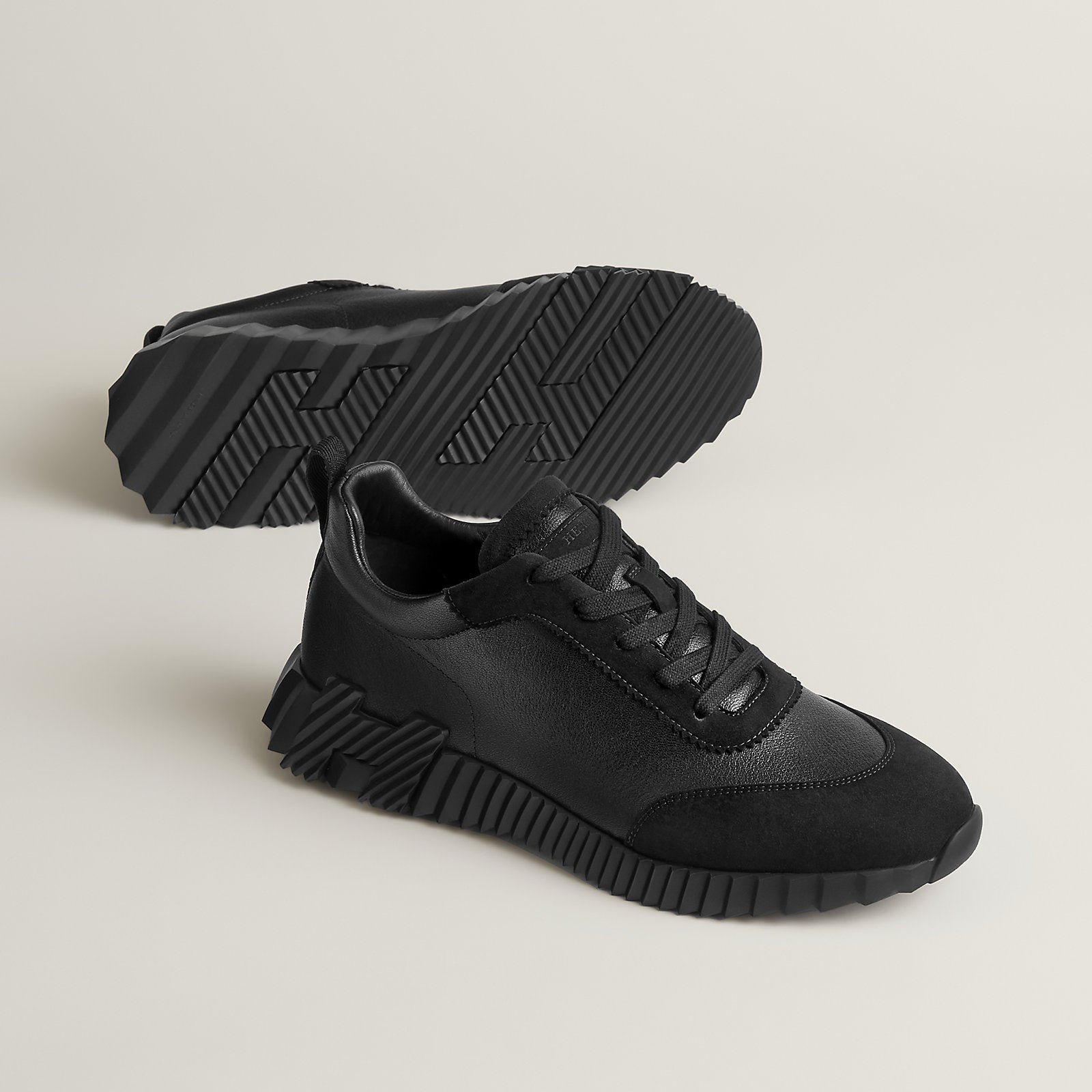 Hermes Bouncing Leather Sneakers