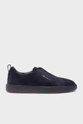 Santoni Suede Slip-On Sneakers