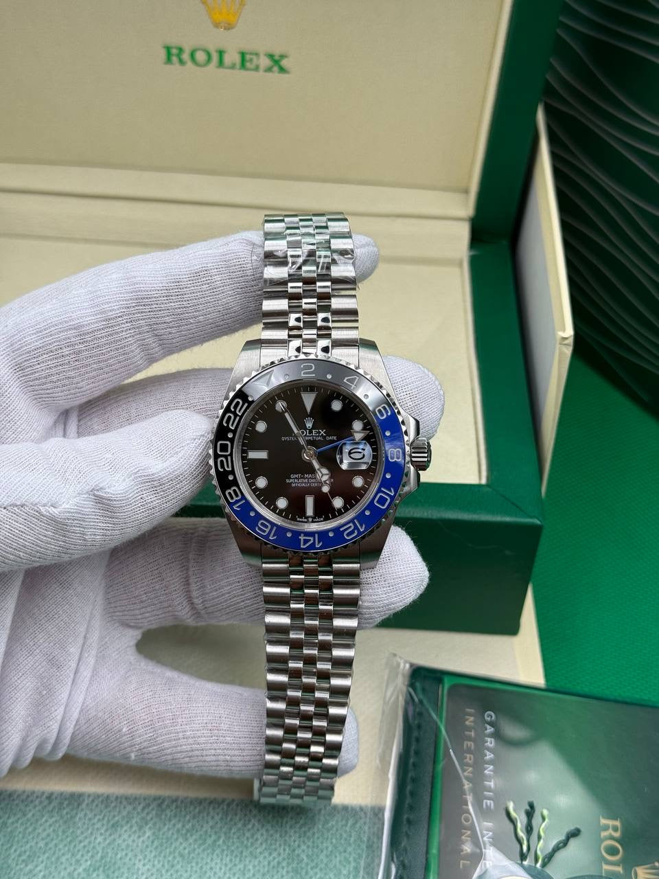 Rolex GMT-Master II Batman Jübile Cordon