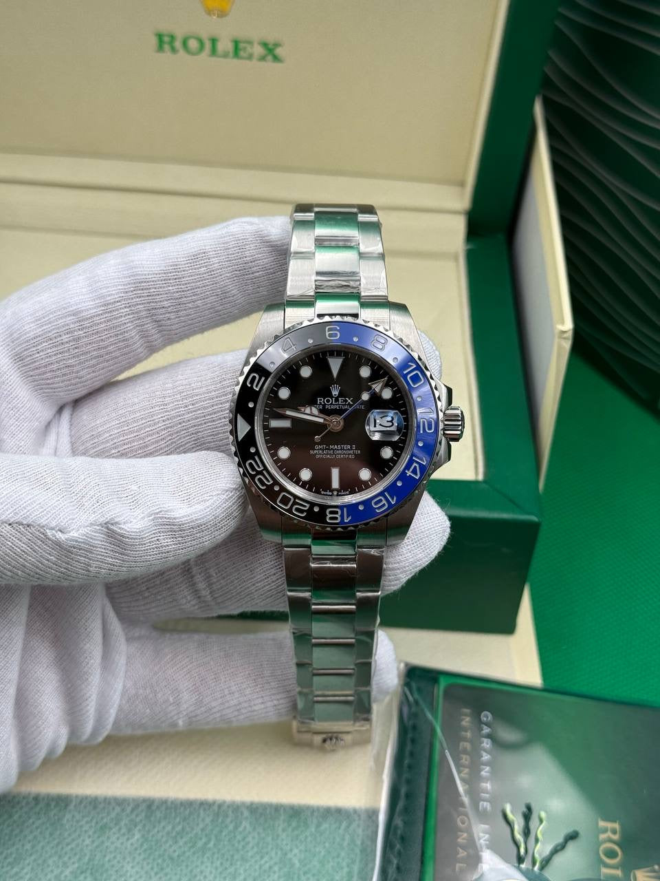 Rolex GMT-Master II Batman Oyster Cordon
