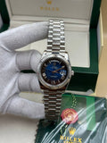 Rolex Blue Ombre Dial President Cordon