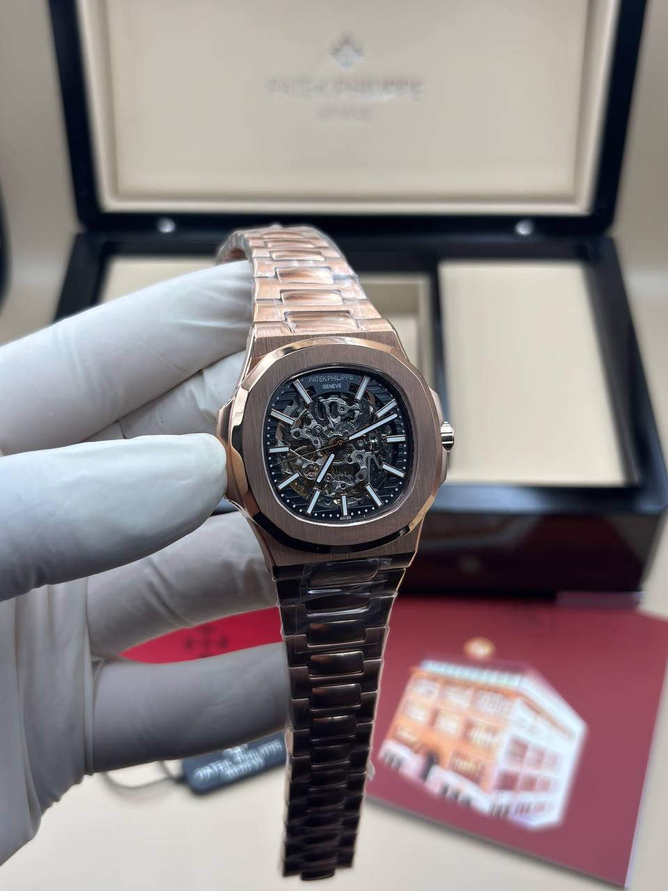 Patek Philippe Skeleton Black Dial
