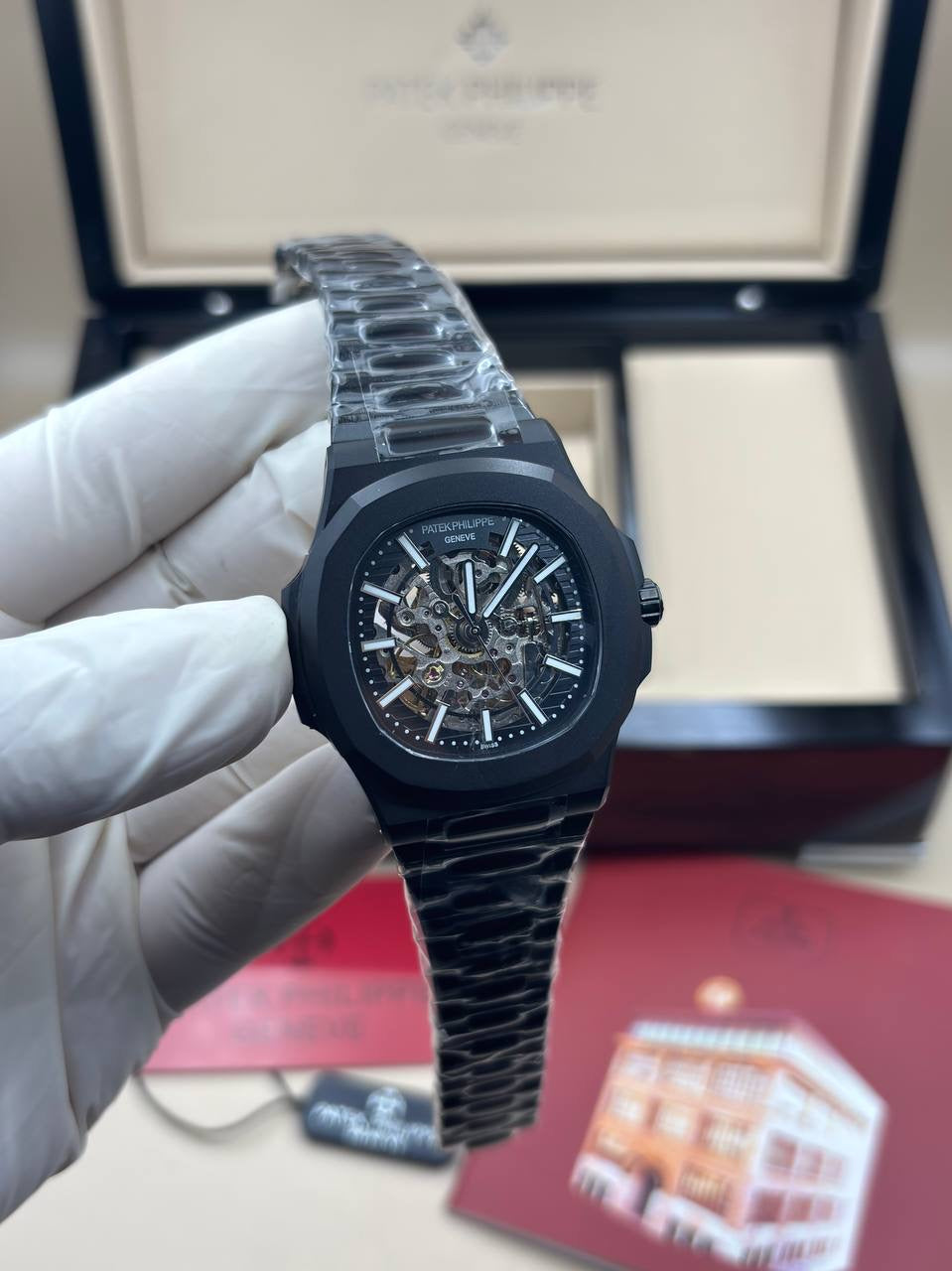 Patek Philippe Nautilus Blue Skeleton Dial