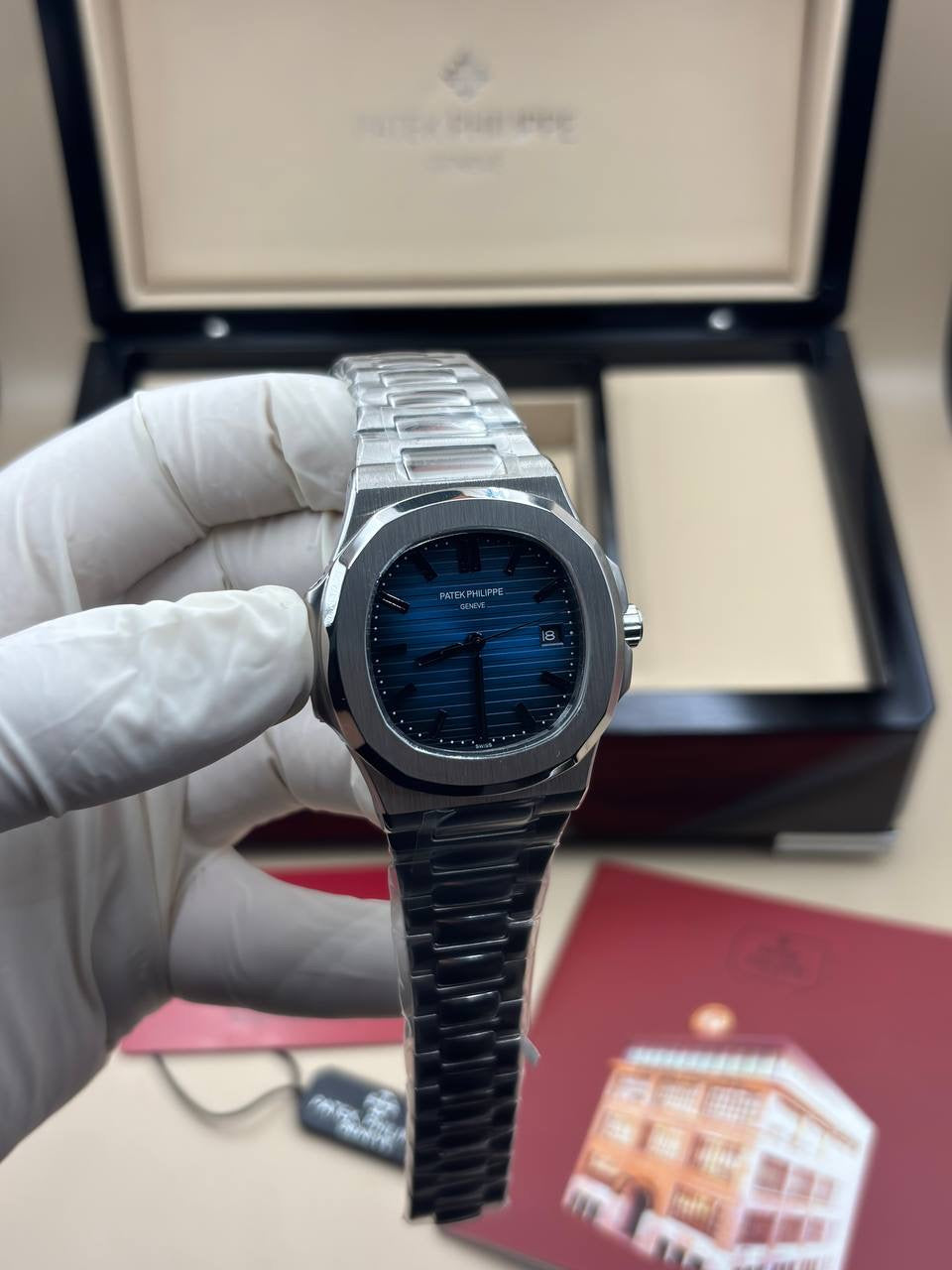 Patek Philippe Nautilus Navy Blue Dial