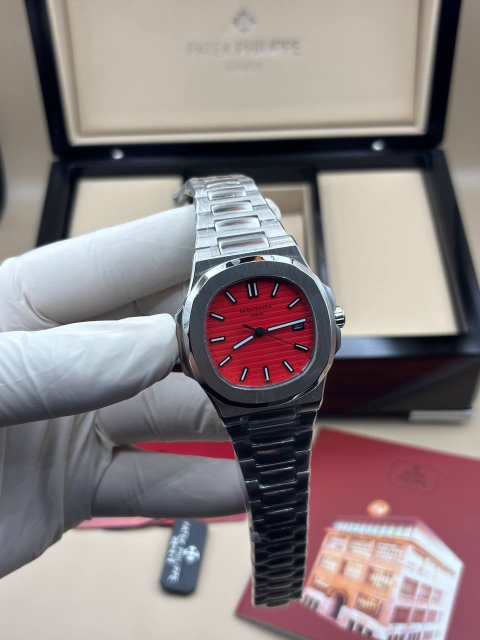 Patek Philippe Nautilus Red Dial