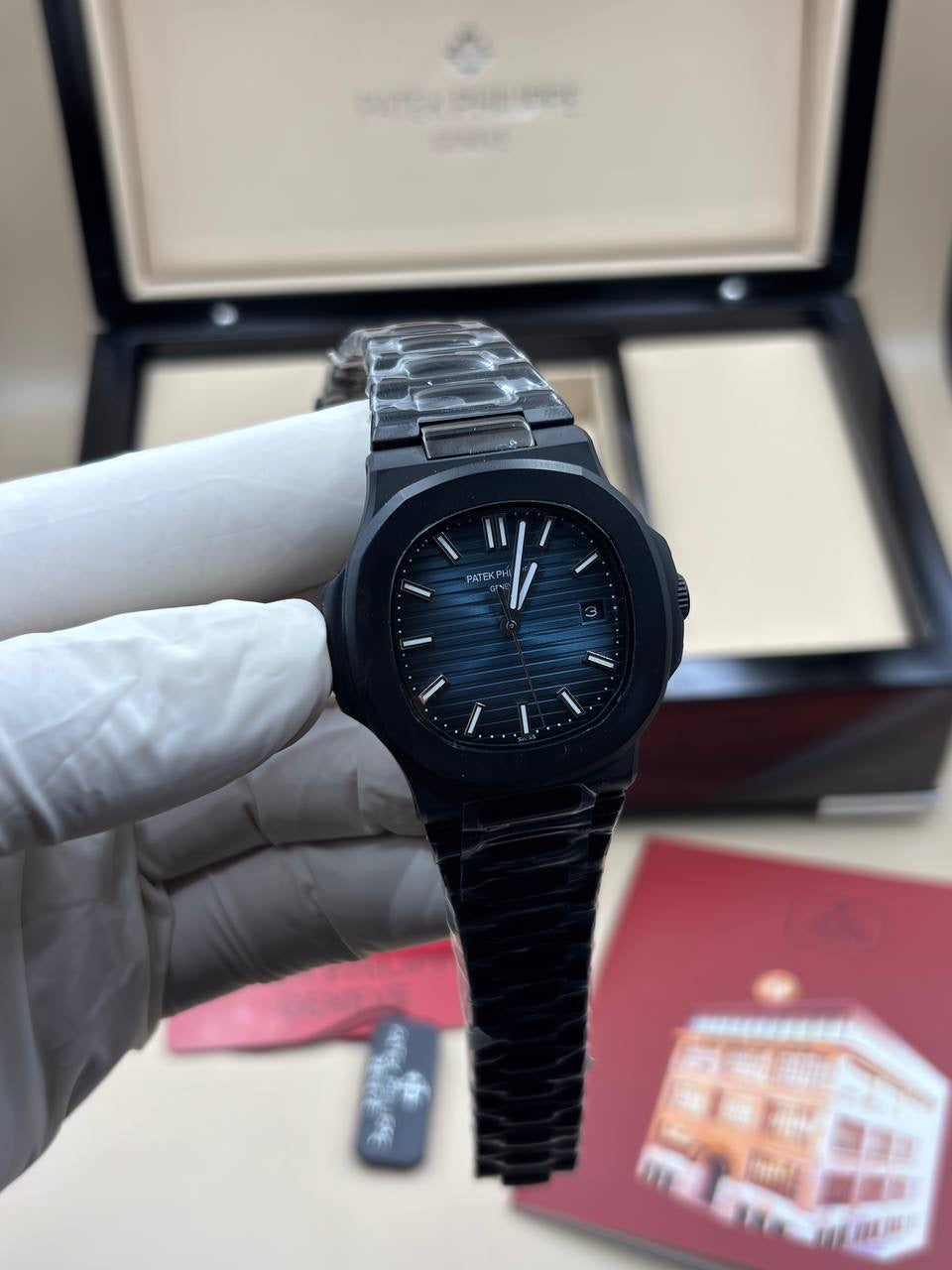 Patek Philippe Nautilus Navy Blue Dial