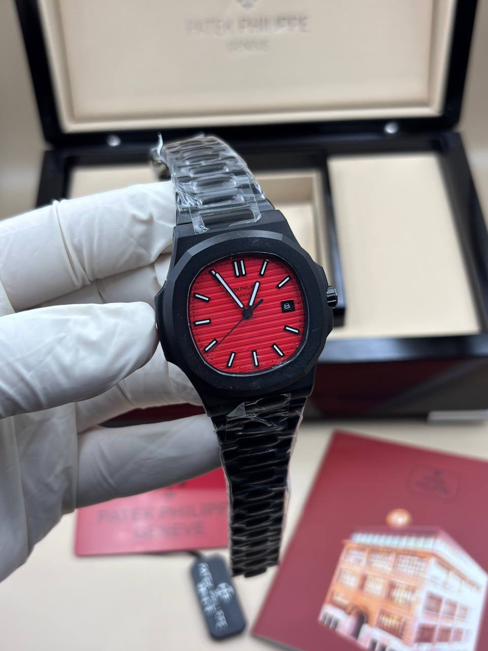 Patek Philippe Nautilus Red Dial