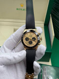 Rolex Daytona Gold Dial Oysterflex Cordon