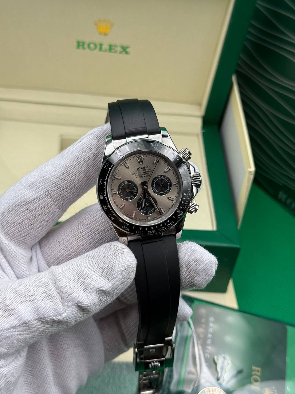 Rolex Daytona Grey Dial Oysterflex Cordon