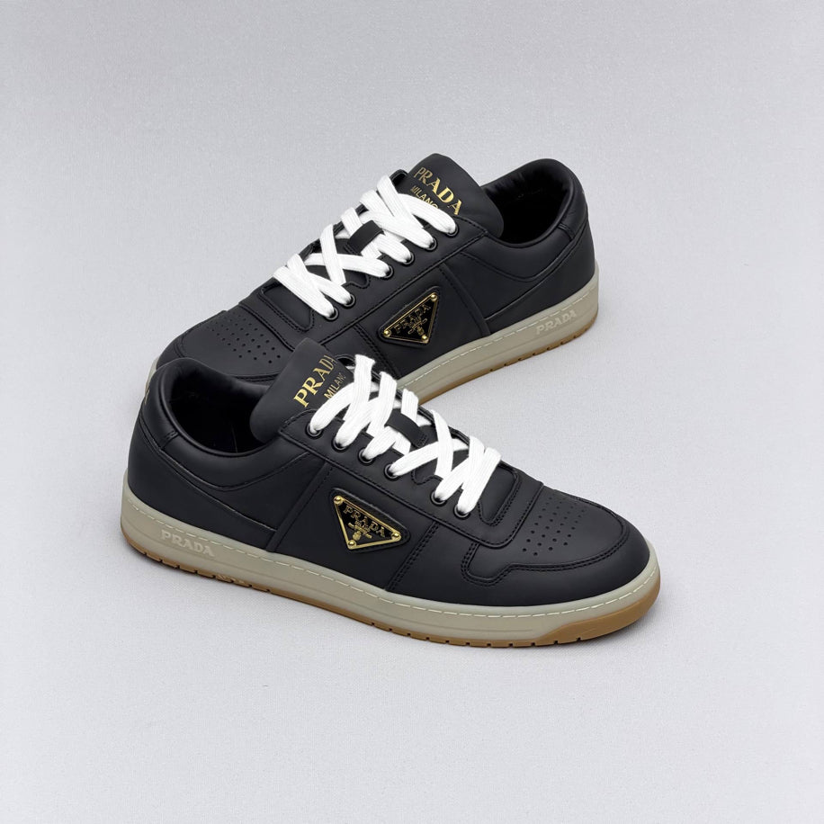 Prada Downtown Leather Sneakers