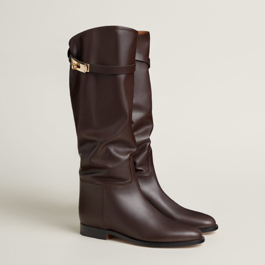 Hermes Women (Jumping Boots Brown Premium)