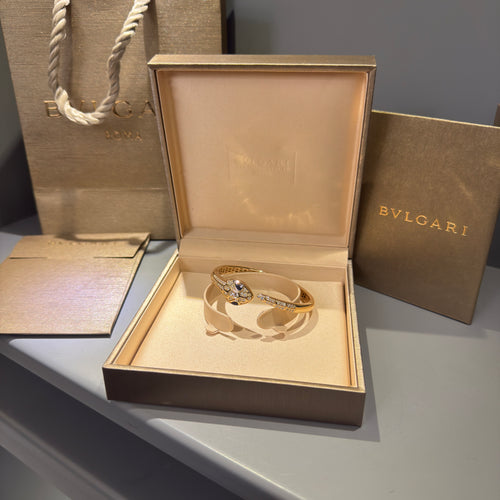 Bvlgari Serpenti Unisex Bileklik (Rose Taşlı )