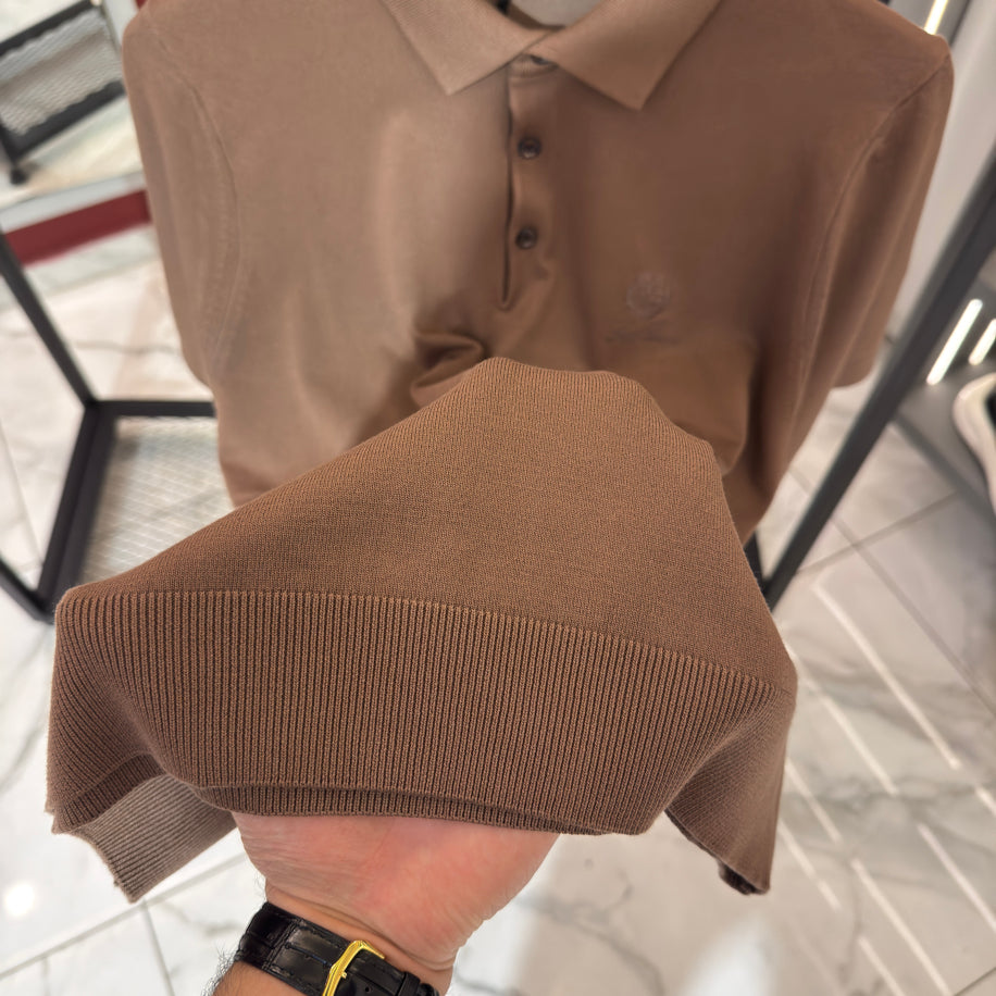Loro Piana Logo Detaylı İthal Kumaş Triko