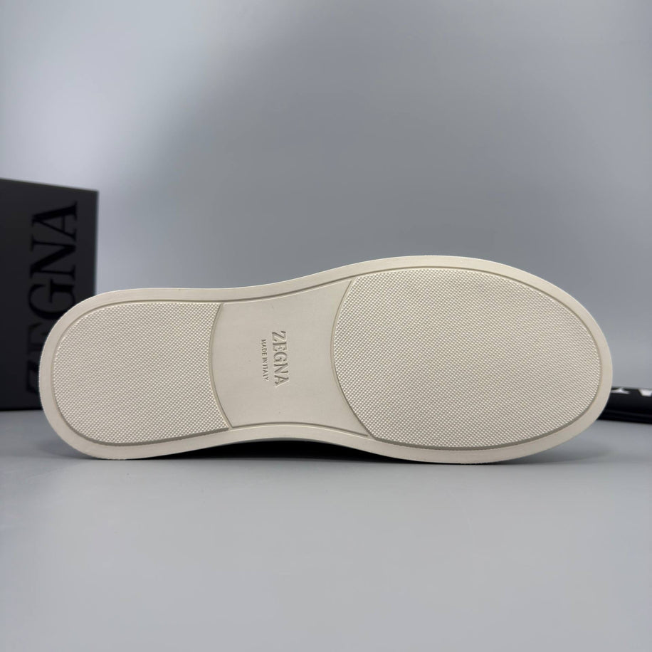 ZEGNA Triple Stitch Suede Sneaker
