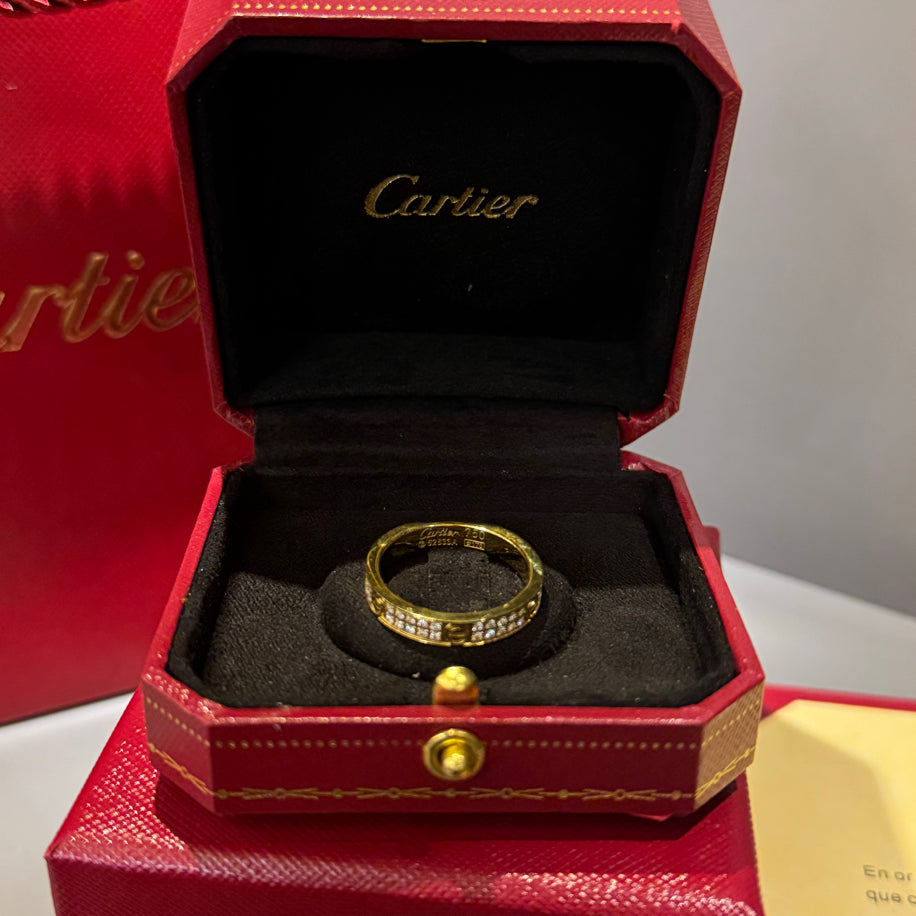 Cartier Love (Gold) Taşlı Yüzük