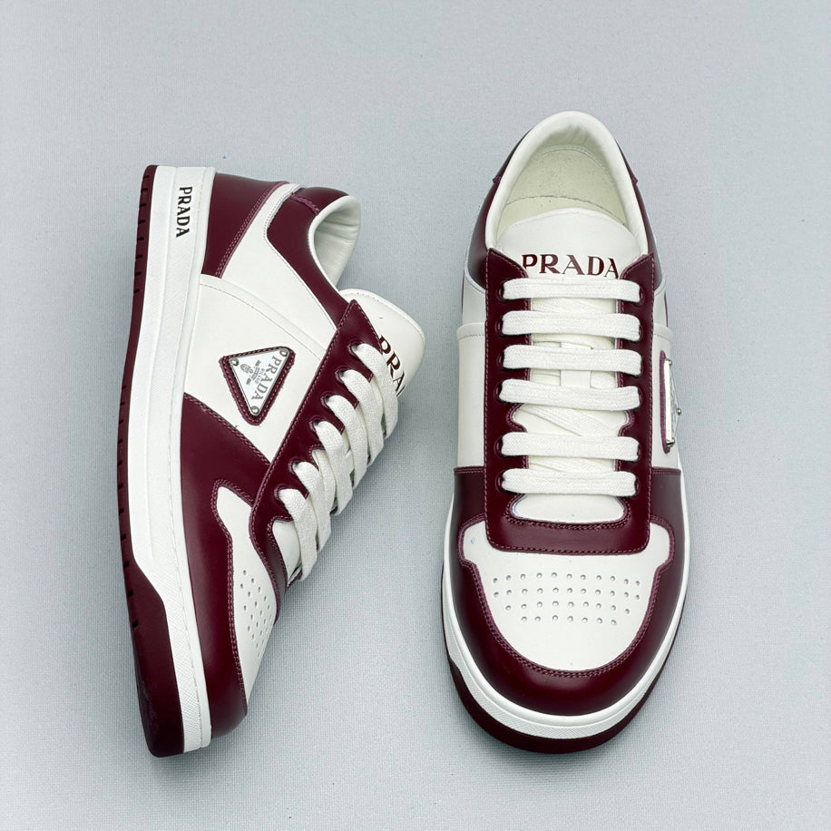 Prada Downtown Leather Sneakers