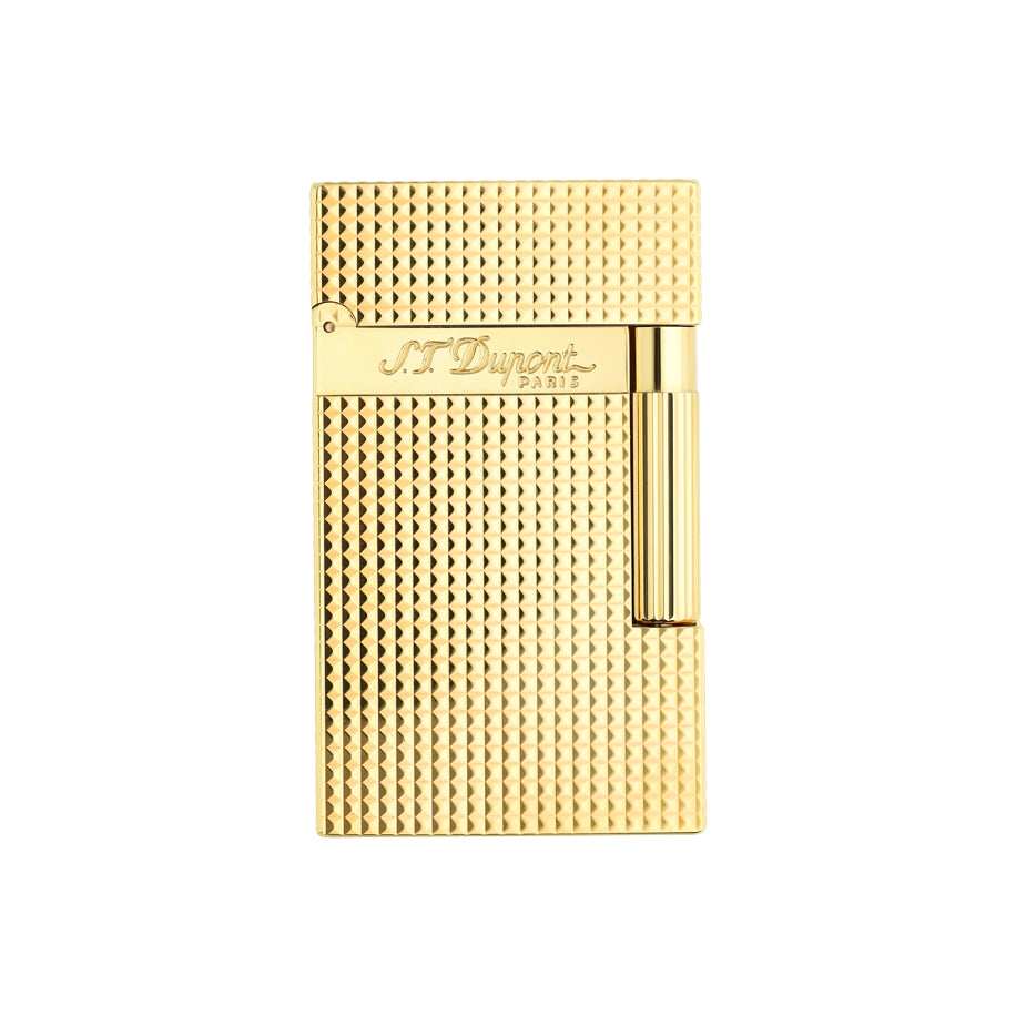 S.T. Dupont LIGNE 2  Guilloche Gold Lighter