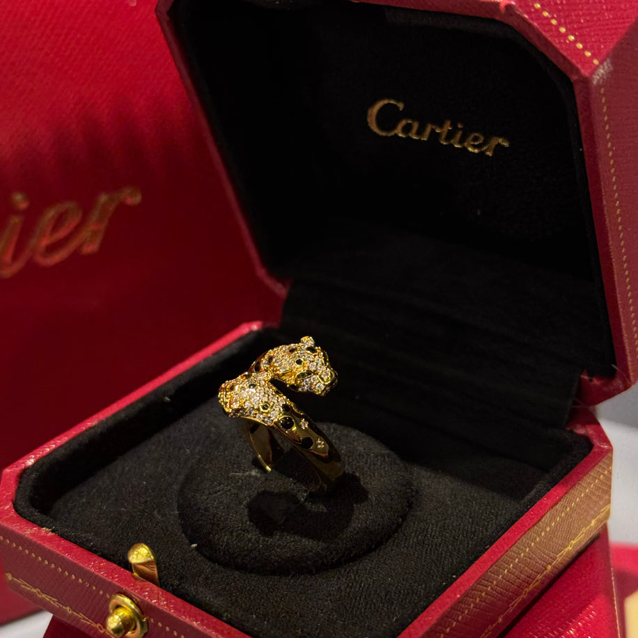 Cartier Panther (Gold) Taşlı Yüzük