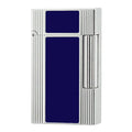 S.T. Dupont LIGNE 2  Windsor Silver Lacquer Blue Lighter