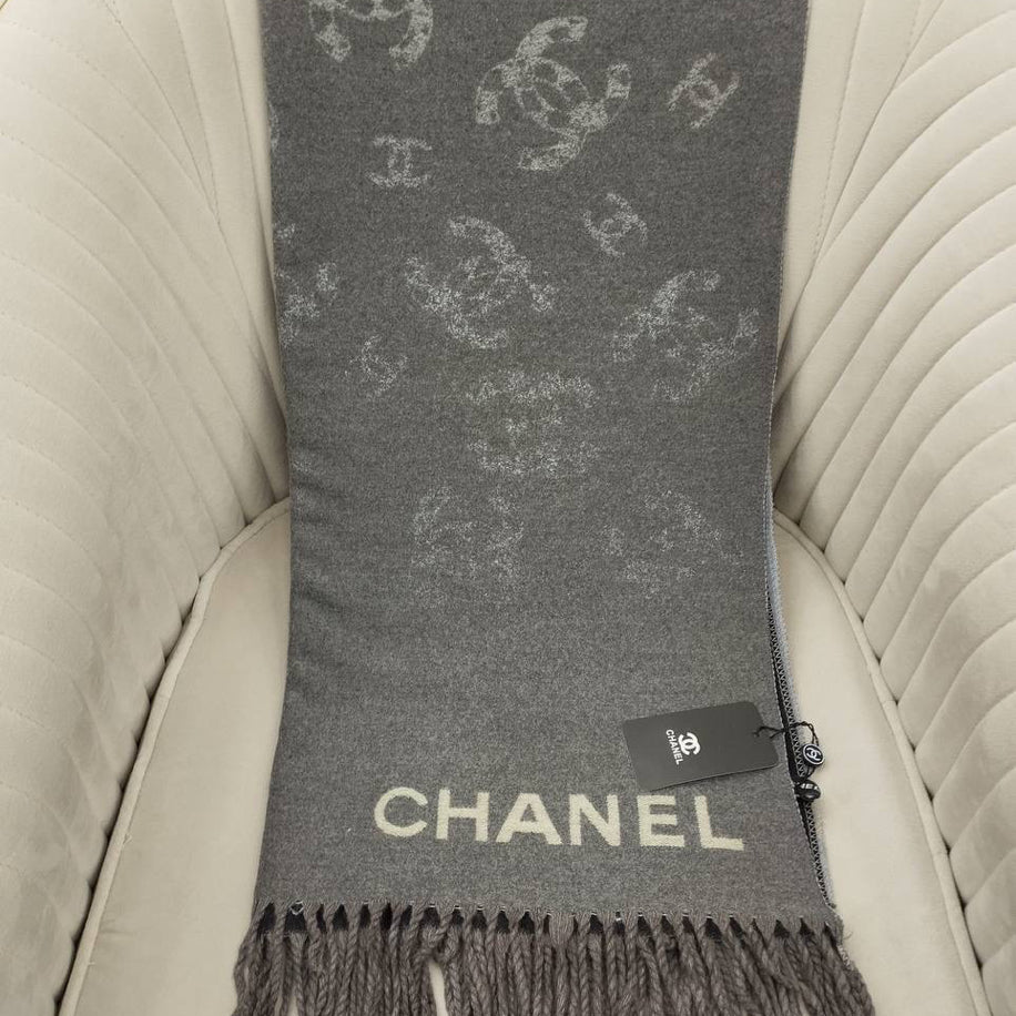 KARIŞIK Chanel Hakiki Kaşmir İpek Şal