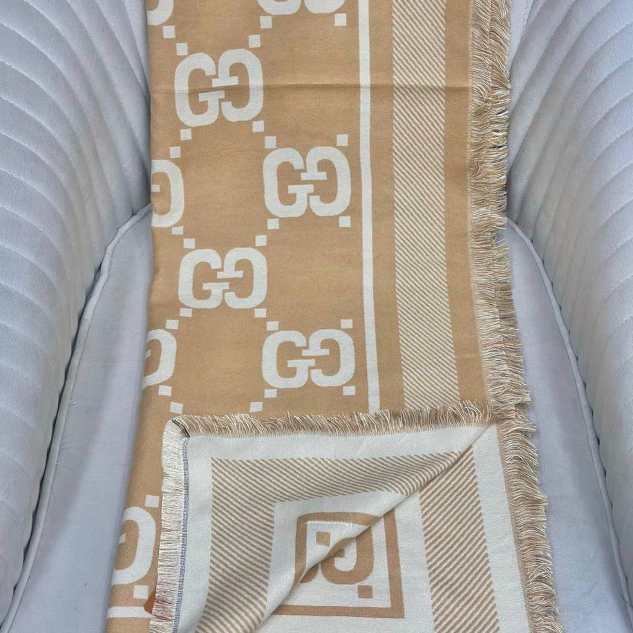 KARIŞIK Gucci Hakiki Kaşmir İpek Şal