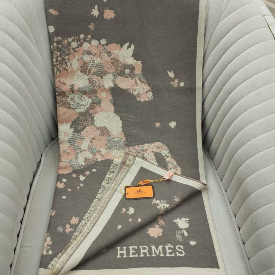 KARIŞIK Hermes Hakiki Kaşmir İpek Şal