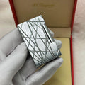 S.T. Dupont LIGNE 2 Full Silver Stripe Lighter