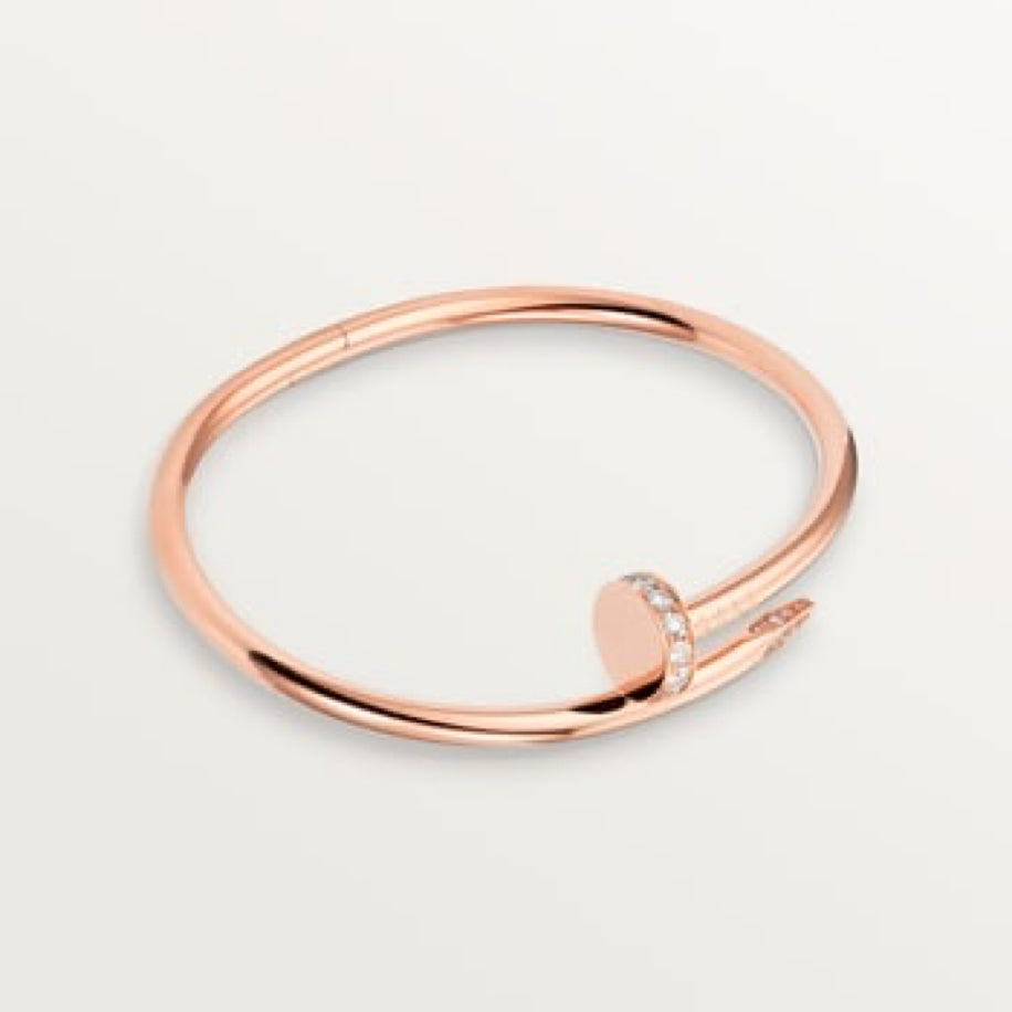 Cartier Unisex Bileklik ( Rose Gold Taşlı )