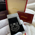 S.T. Dupont LIGNE 2 Silver Black Tiger Man Lighter