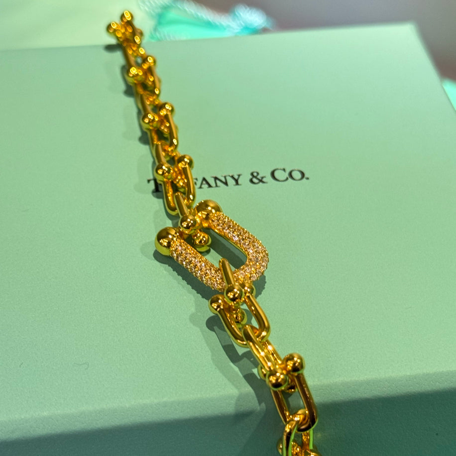 Tiffany Hardwear (Gold Tek Taşlı) Kolye