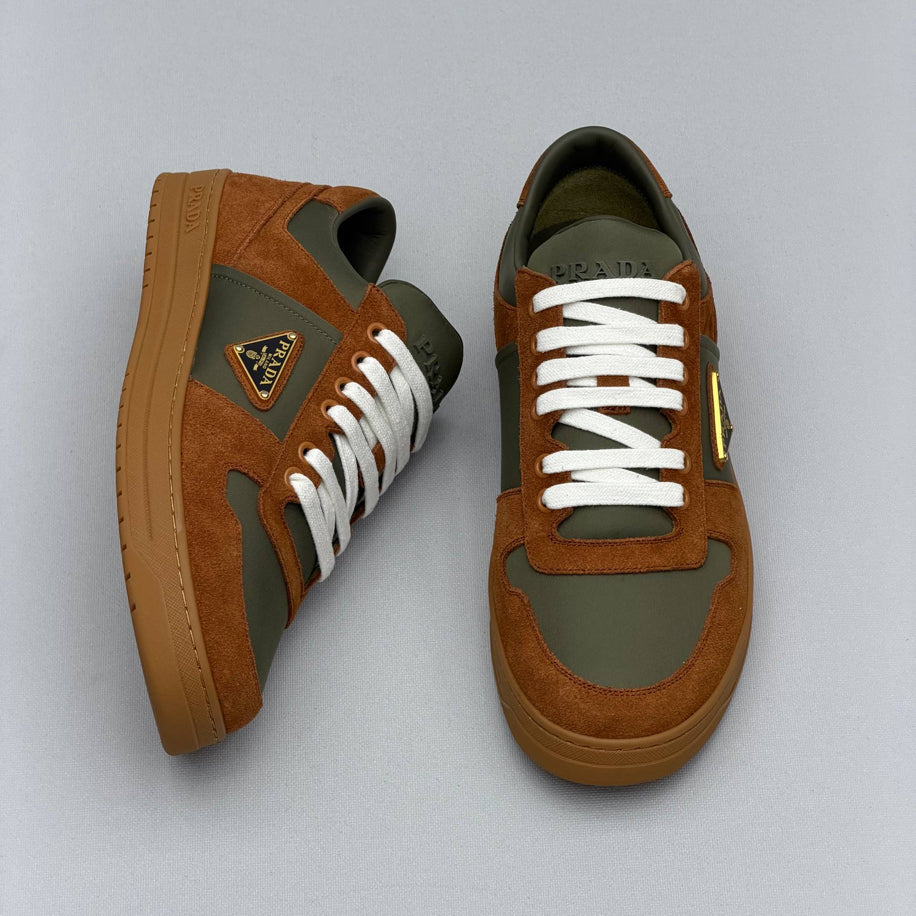 Prada Downtown Suede Sneakers