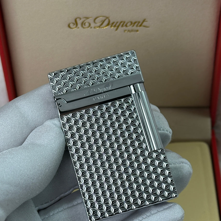 S.T. Dupont LIGNE 2 Full Silver Lighter