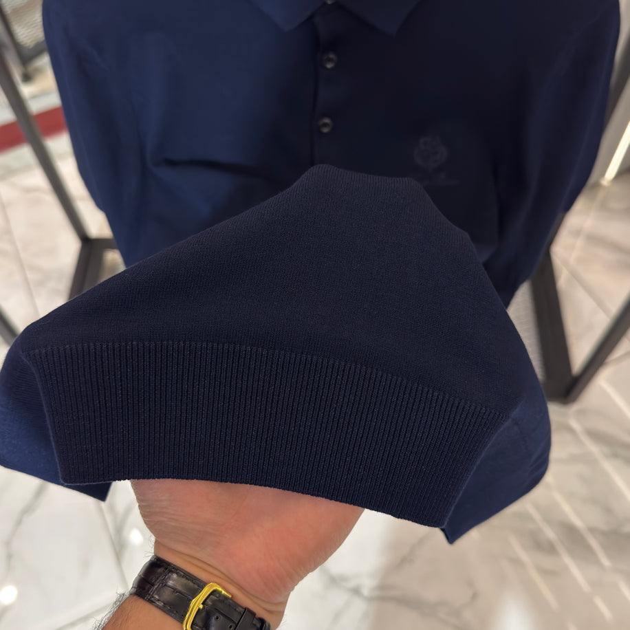 Loro Piana Logo Detaylı İthal Kumaş Triko