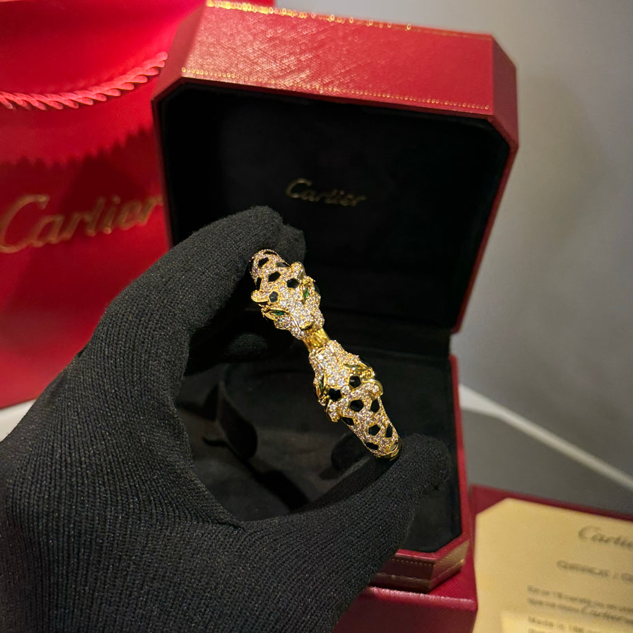 Cartier Panther (Gold) Taşlı Bilezik
