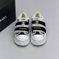 Chanel Shearling Strap Sneaker