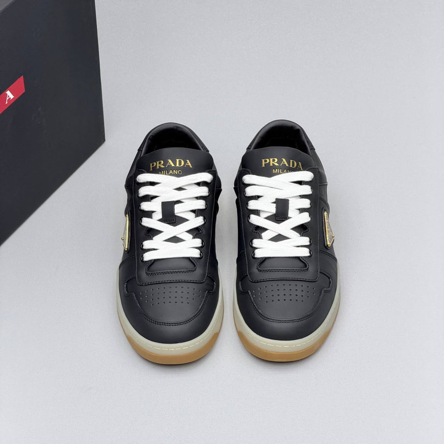 Prada Downtown Leather Sneakers