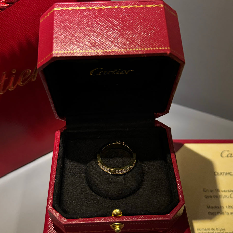 Cartier Love (Gold) Taşlı Yüzük