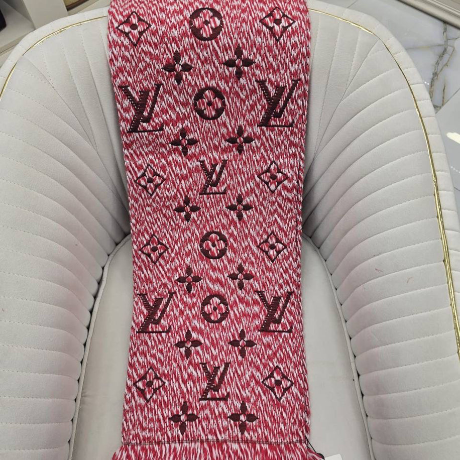 KARIŞIK Louis Vuitton Hakiki Kaşmir İpek Şal