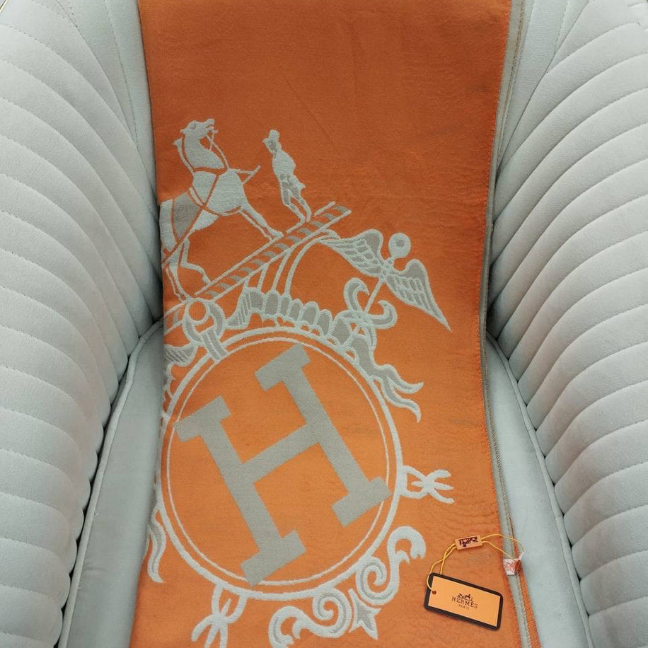 KARIŞIK Hermes Hakiki Kaşmir İpek Şal