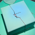Tiffany Knot (Silver Taşlı) Kolye