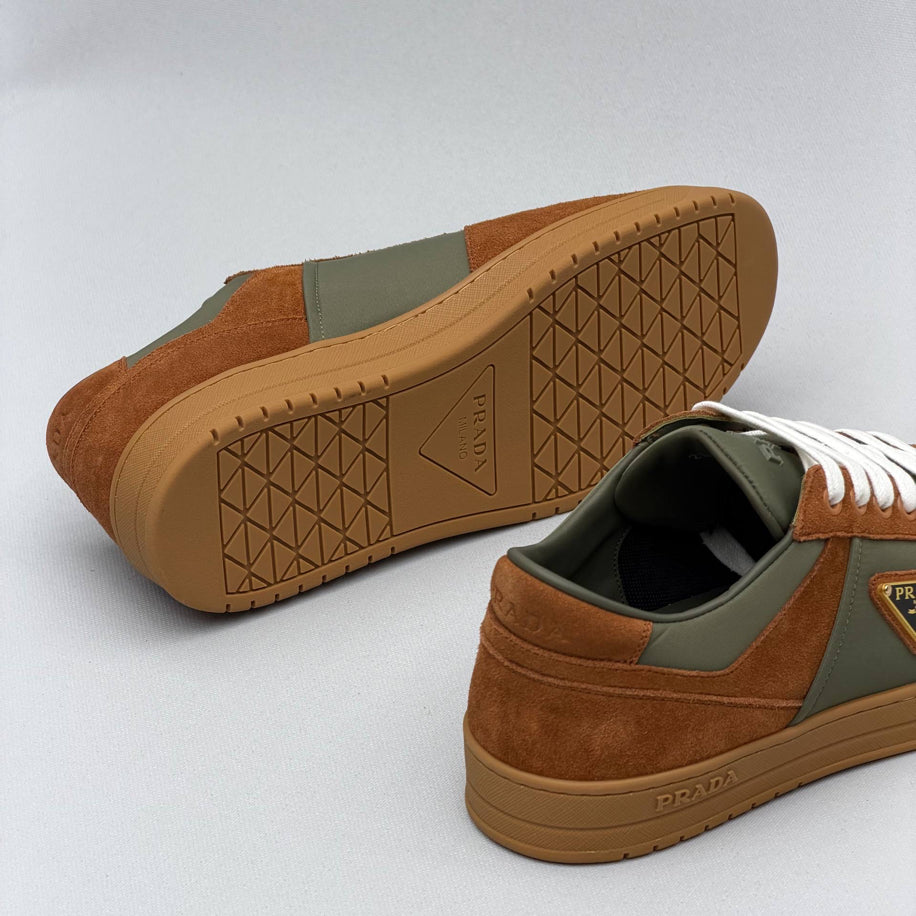 Prada Downtown Suede Sneakers