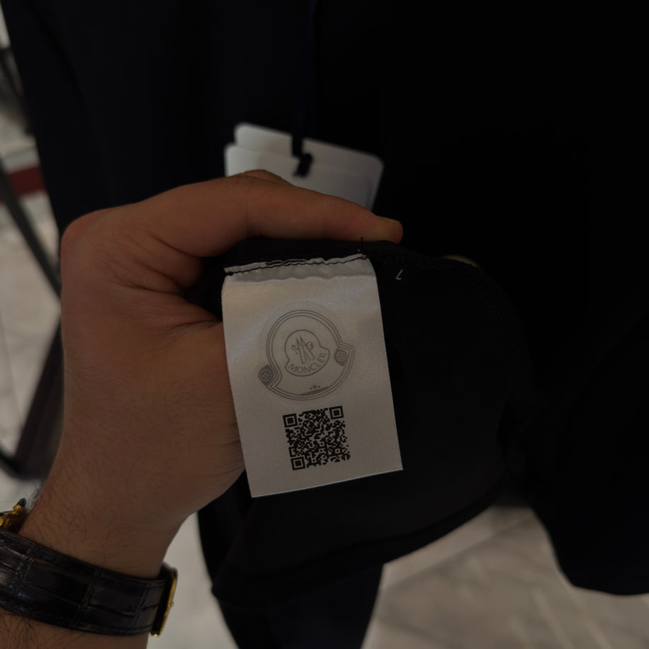 Moncler Logo Detaylı İthal Kumaş T-Shirt